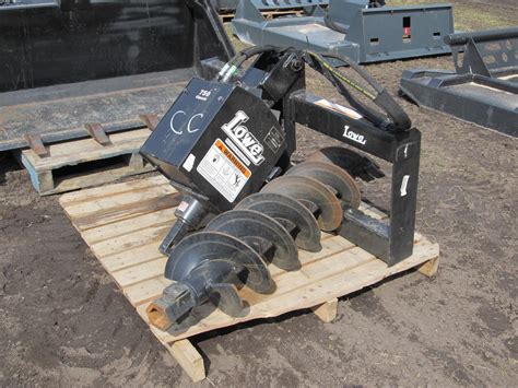 post auger skid steer sunbelt|skid steer auger bits.